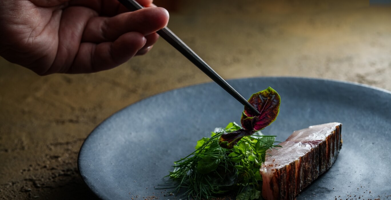 盛り付けは引き算で